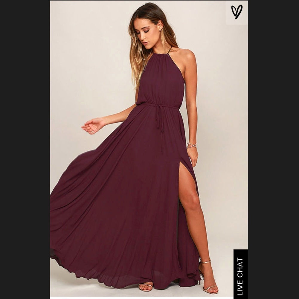 Lulu’s Purple Maxi Dress